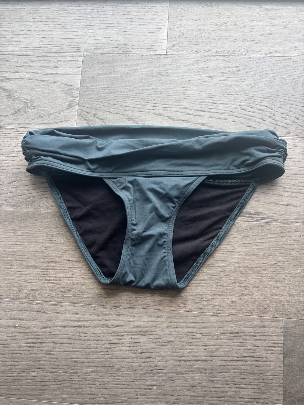 Victoria's Secret Fold-Over Bikini Bottom in Slate Blue